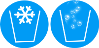 Vending waterkoeler koud en bruisend water
